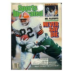  Ozzie Newsome Unsigned 1987 Sports Illustrated Sports 