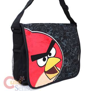 Rovio Angry Birds School Messenger Bag w/Large Plush Red Birds
