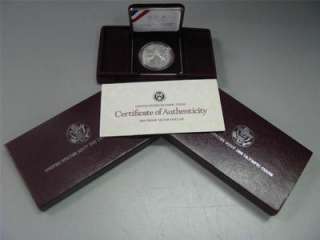 1988 S Olympic Games Proof Silver Dollar Coin US Mint  