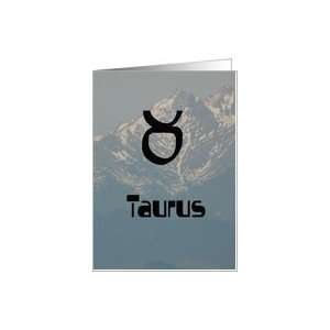 Astrology Earth Taurus Mountains Card