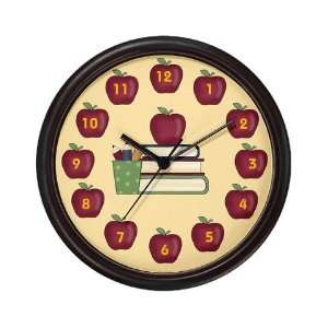  Apple School Teacher Wall Clock by 