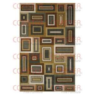  Rug with Straight Geometric Pattern   Coaster 970021