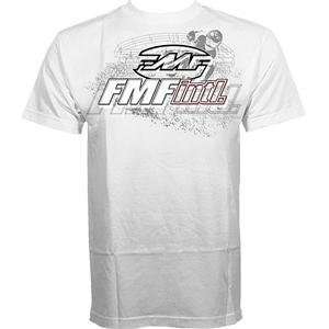  FMF Apparel Youth Hot Wire T Shirt   Youth Medium/White 