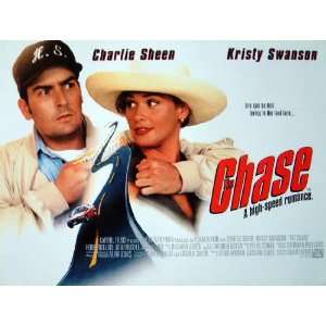  The Chase   Movie Poster   Charlie Sheen   12 x 16 