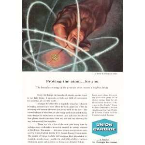   1958 Union Carbide Probing the atom  for you Union Carbide Books