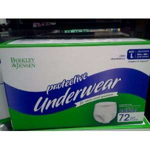   Jensen Protective Underwear For Men and Women Size L 72 Pair Unidades
