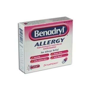  Benadryl Allergy Kapseal 24s