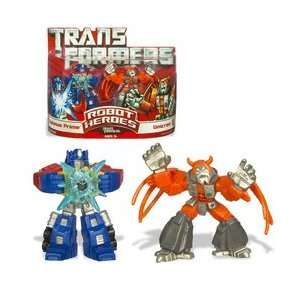    Transformers Movie Heroes Optimus Prime vs. Unicron Toys & Games