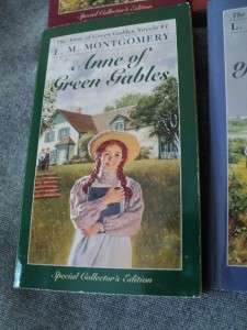 Set of 4 classic Anne of Green Gables Novels by L.M. Montgomery 