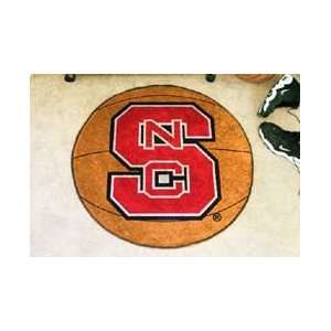  NCAA NORTH CAROLINA ST WOLFPACK BASKETBALL SHAPED DOOR MAT 