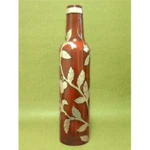  24 Inch Tall Ceramic Vase Asian Cherry Branches, Blossoms 