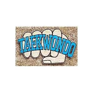 Tae Kwon Do Blue Fist Patch