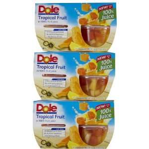 Dole Tropical Fruit Cups   6 Pack  Grocery & Gourmet Food