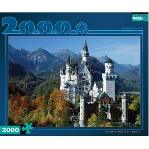  Buffalo Games 2000 Piece Neuschwanstein Castle Toys 