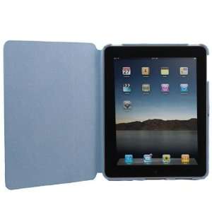  Blue Leather Kick Case Skin Stand Cover for iPad Cell 