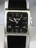 Unlisted UL1013 Black Leather Strap Mens Wrist Watch by K. Cole 