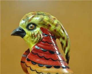 RARE Large Detailed Royal Vienna Pheasant Bird Figurine Animal  