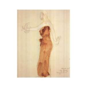   Dancer Finest LAMINATED Print Auguste Rodin 20x28