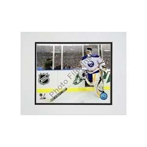 Ryan Miller 2008 Winter Classic #1 Double Matted 8 x 10 Photograph 