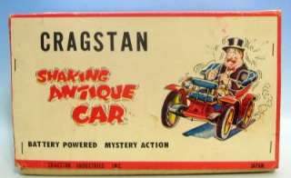 1960s Cragstan Nomura(TN)~Shaking Antique CAR~WORKING~Battery Operated 