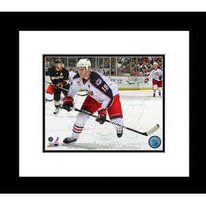  Columbus Blue Jackets RJ Umberger 2010 11 Action Framed 