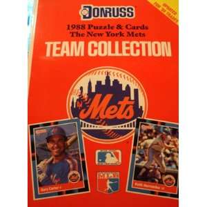  1988 Donruss New York Mets Card Book autographed by Mookie 
