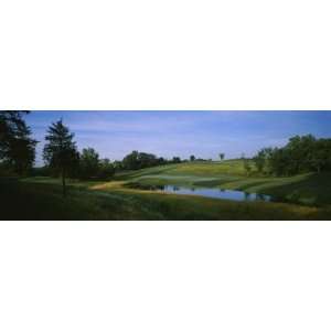  Lake on a Golf Course, the Meadows, Dubuque, Iowa, USA by 