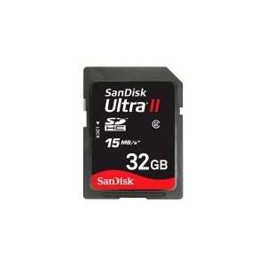  New SanDisk 32GB Ultra II Secure Digital High Capacity 