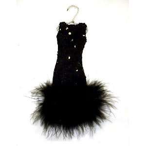  Fun & Flirty Black Diva Sequin Evening Dress Christmas 