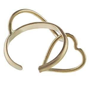    14K Goldfill with Heart Charm Ear Cuff (Hand crafted) Jewelry