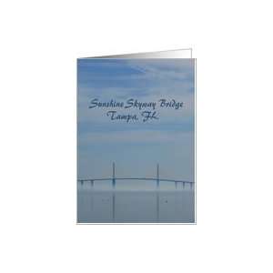  Blank Cards, Sunshine Skyway Bridge, Tampa, FL Card 
