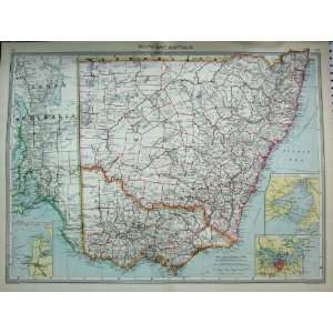  MAP c1890 AUSTRALIA JACKSON QUEENSLAND BRITISH GUINEA 