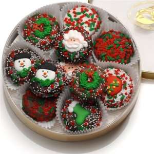    Chocolate Dipped Holiday Oreo Cookies   16 pc 