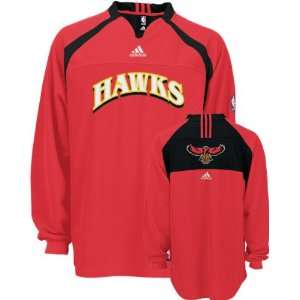  Atlanta Hawks adidas Authentic Long Sleeve Shooting Shirt 