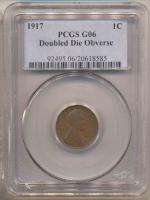 1917 DDO LINCOLN CENT G06 PCGS. Scarce & Underrated.  