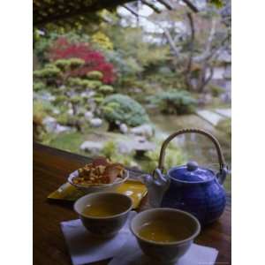  Green Tea Setting at Japanese Garden, CA Photographic 