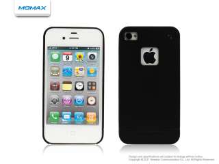 MOMAX Ultra Tough Slim Case for Apple iPhone 4 (Black)  