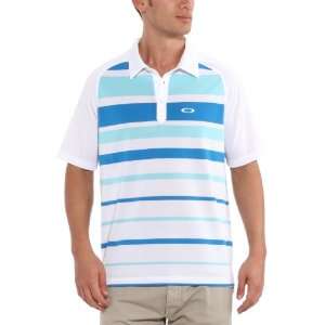  Oakley Golf Mens Stroke Polo Shirt, White, Medium Sports 