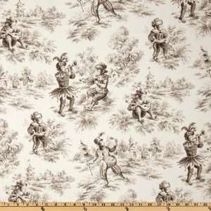  54 Wide P Kaufmann Fancy Pants Toile Dove Fabric By The 