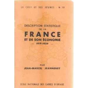   de la france et de son economie Jeanneney Jean marcel Books