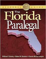 The Florida Paralegal, (1418012920), William P. Statsky, Textbooks 