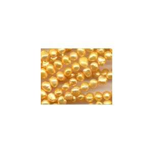  Goldenrod Nugget Pearl Beads Arts, Crafts & Sewing