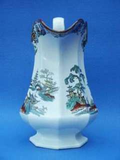 c1840 Adams Shanghai Ironstone Pitcher 12 Tall  