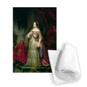  Queen Isabella II (1830 1904) of Spain (oil   Tea Towel 
