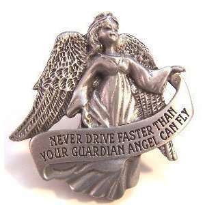   Angel Never Drive Faster Than Your Guardian Angel Can Fly Auto Clip