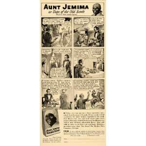  1934 Ad Aunt Jemima Pancake Flour Black Americana South 