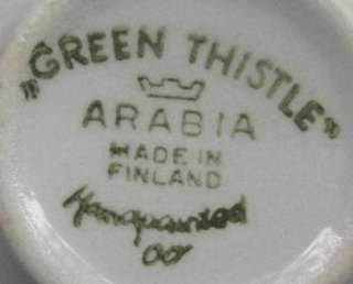 SIX Arabia Finland Green Thistle Cups  