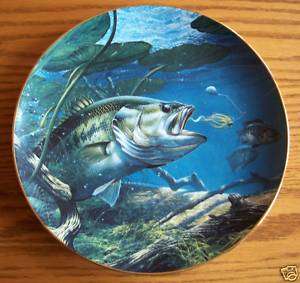 SURPRISE RIVAL LARGEMOUGH BASS Plate Mark Susinno FISH  