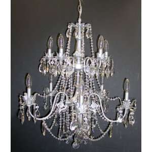  Lily Ten Arm Two Tiered Chandelier