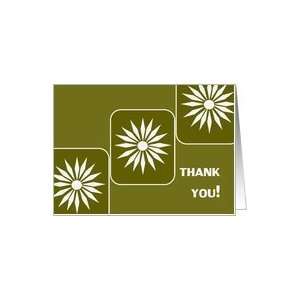  Donation Thank You Geometric Flower Card Health 